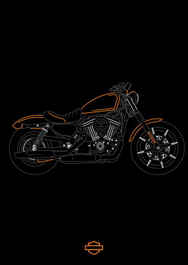 harley davidson neon light