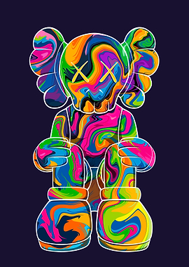 KAWS ピノキオ ポスター KAWS Elms Lestersギャラリー KAWS