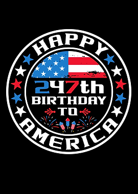 4th of July Birthday USA