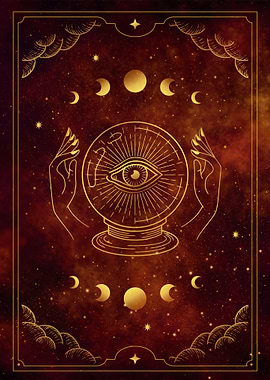 Crystal ball with one Eye