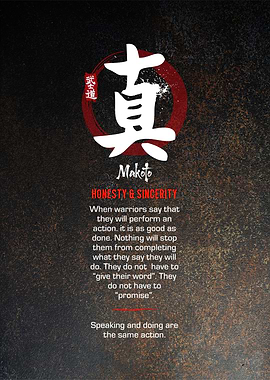 seven virtue of bushido