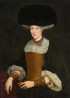 Richly Dressed Young Woman