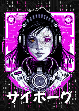 Cute Japanese Cyborg Girl