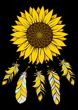 Women Girls Sunflower