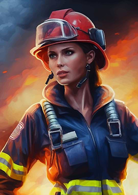 Female Firefighter 2