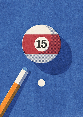 Billiards Ball 15 I