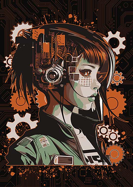 Steampunk Anime Portrait