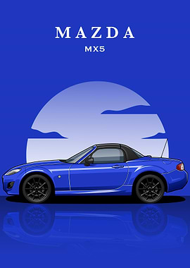 Mazda MX5 Blue