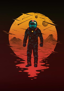 Astronaut Uniform Art
