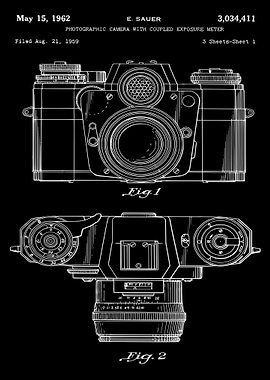 Camera patent 1962