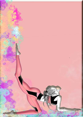 Yoga girl Color