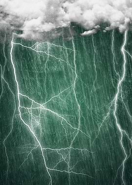 Emerald Thunderstorm No1