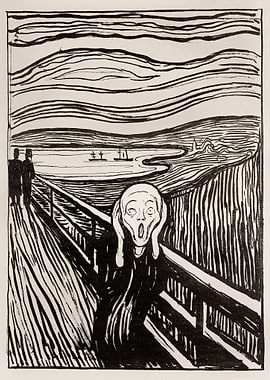 The Scream 1895 by Munch