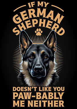 Funny German Shepherd Pun