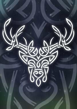 Knotwork Stag