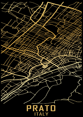 Prato Italy City Map
