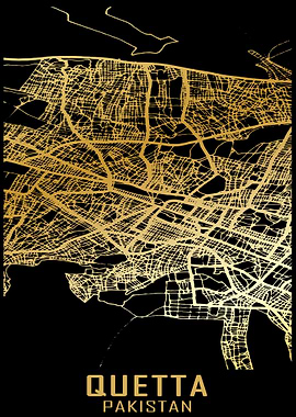 Quetta Pakistan City Map