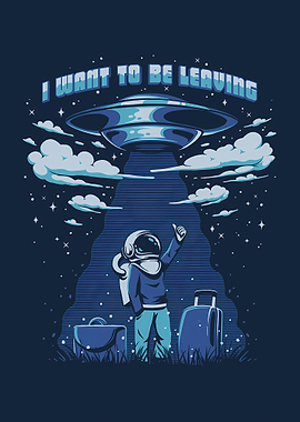 Astronaut Join In UFO Ride