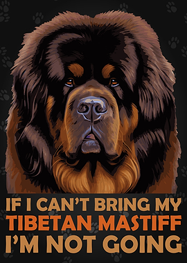 Funny Tibetan Mastiff