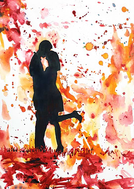 Romantic Artwork Couple
