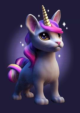 Cute Kitty Unicorn