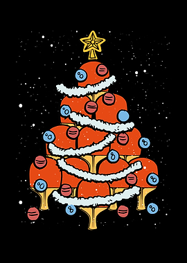 Table tennis christmas tre