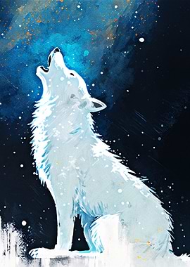 Paint Wolf