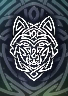 Knotwork Wolf