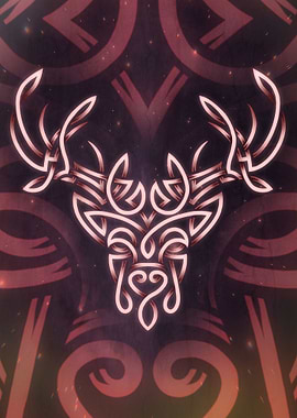 Knotwork Stag