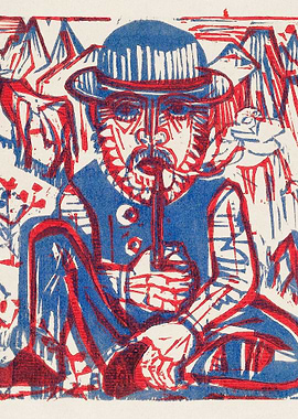 Smoking Peasant 1938