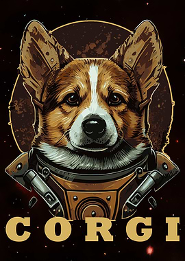 Space Suit Astronaut Corgi