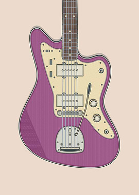 Signature Purple JM Guitar