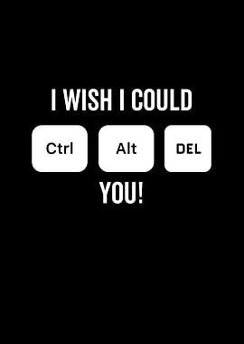 I Wish I Could Ctrl Alt