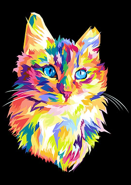 cats pop art
