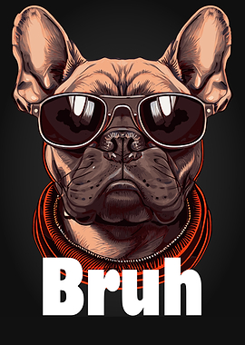 Bruh English Bulldog Meme