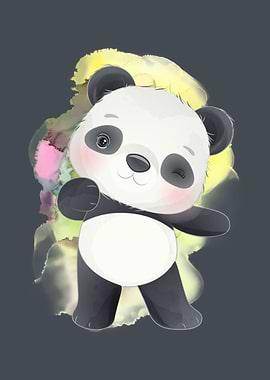 Cute Panda Blushing