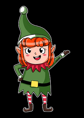 Christmas Elf North Pole e