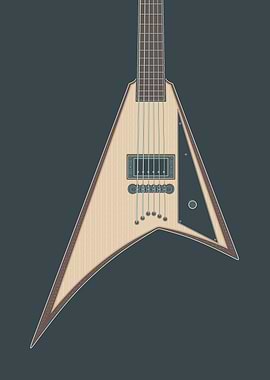 Stylish Metal Guitar