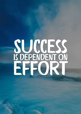Effort is The Key