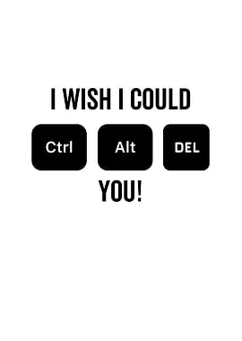 I Wish I Could Ctrl Alt