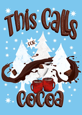 Winter Hot Chocolate Snowy