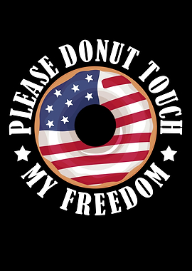 Donut 4th Of July Freedom