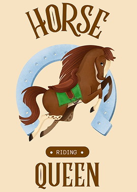 Horse riding Queen