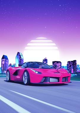 Hypercar Synthwave