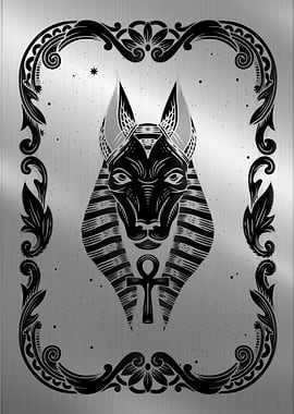 Egyptian god Tarot card