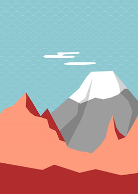 Japanese Fuji mountain