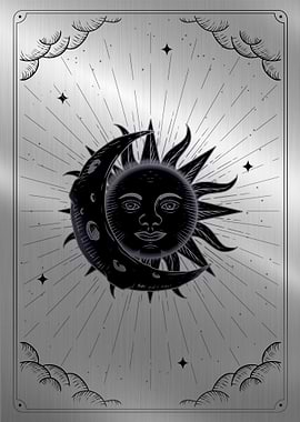 Sun and moon Tarot
