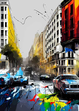 Grunge Madrid Street