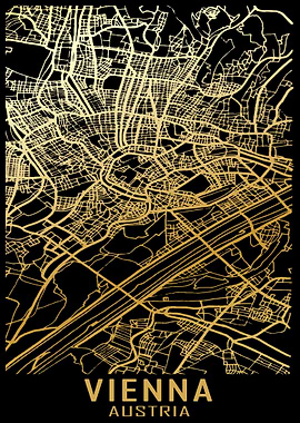 Vienna Austria City Map