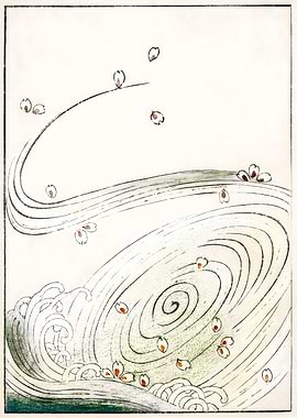 Ukiyo e Autumn Tornado